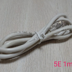 LANケーブル　1m　セット売り　2本 CAT5Eの画像