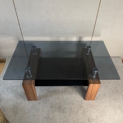 【395】モダンガラスセンターテーブル