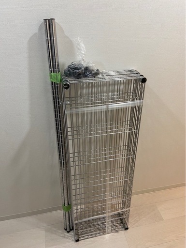 【美品】スチールラック ※キャスター付き