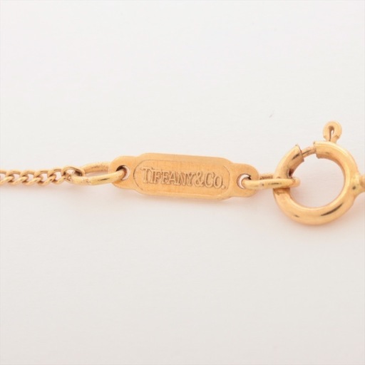 正規品ティファニー リーフ 1987 ネックレス 925×YG 750 6.8g