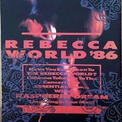REBECCA　LIVEパンフ＆フォト　REBECCA WORLD　1986年の画像
