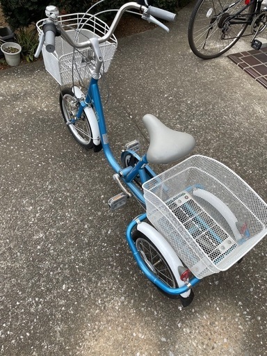 シニア向け 三輪自転車 ほぼ未使用 17.18日限定‼️ほぼ未使用品!!