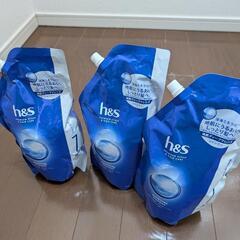h＆S シャンプー（詰め替え用）×3