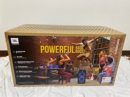 新品未開封！JBL partybox100 Bluetooth スピーカー