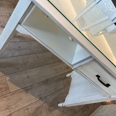2台 ネイル台 商品棚オフィス机 オシャレ かわいいの画像