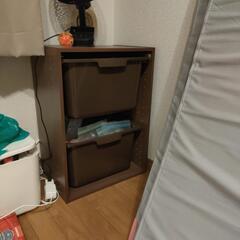 カラボにぴったり収納ボックス 深型2つ