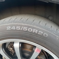 ロクサーニ　タイヤ、ホイル4本セット　245/50/20 レクサスRX450、ハリヤーなどに　の画像