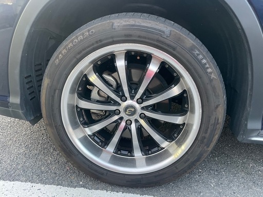 ロクサーニ　タイヤ、ホイル4本セット　245/50/20 レクサスRX450、ハリヤーなどに