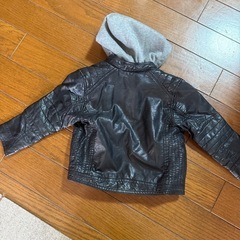 H&M ボア付き　ライダース　ジャケットの画像