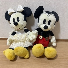 ミッキーミニーのぬいぐるみ