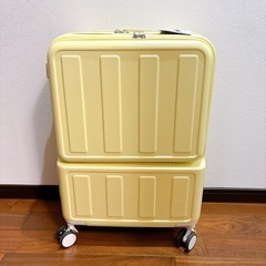 【新品未使用】スーツケース S イエロー 黄色 TSAロック搭載...