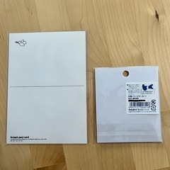 【未使用保管品】miffy ミッフィー ポストカード＆メッセージ付箋 ★ペーパーコースターおまけ★の画像