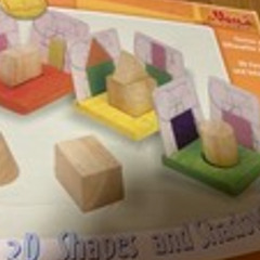 小学受験を目指されている方への　方向積み木訓練　色んな形・色の積み木の画像