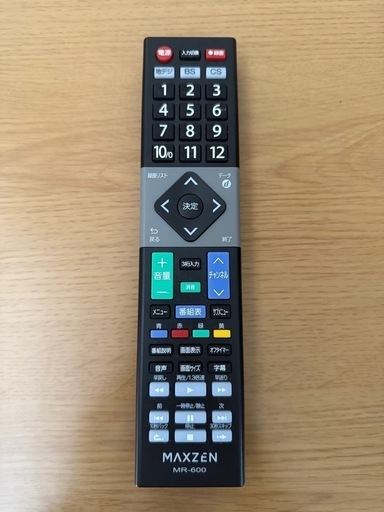 	40インチテレビ　MAXZEN J40CHS06