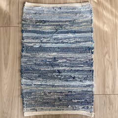 デニムラグ　65cm✖️45cmの画像