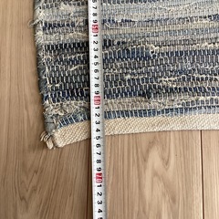 デニムラグ　65cm✖️45cmの画像