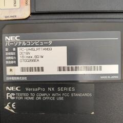 ノートパソコン NEC VersaPro NX PC-VA45LRTTAN69の画像