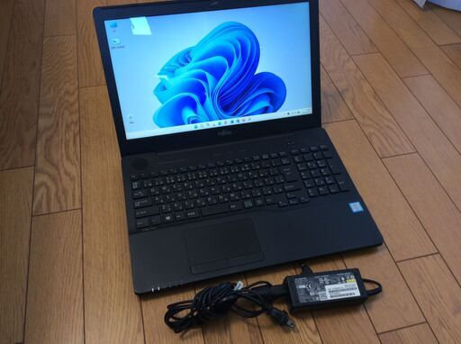 【商談成立】　FUJITSU ノートパソコン　LIFEBOOK AH45/X　Win11 Corei3 メモリ4G 新品SSD256GB Office2021 無線LAN Webカメラ バッテリー3時間弱