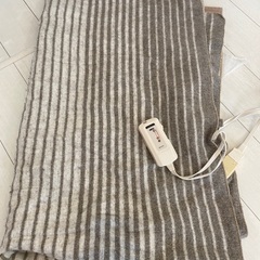 コイズミ 電気毛布 敷毛布 丸洗い可　130×80cm