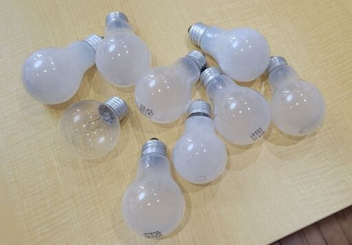白熱電球　大8個　小13個