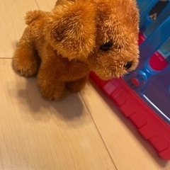 キッズ　ベビー　おもちゃ↪︎犬　キャリー付き　セット売り　めちゃくちゃかわいいです！持ち運び◎の画像