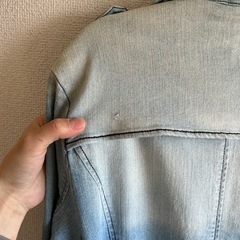 FULL GLOW ストレッチデニム タイトトレンチコート Mサイズの画像