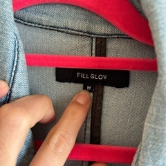 FULL GLOW ストレッチデニム タイトトレンチコート Mサイズの画像