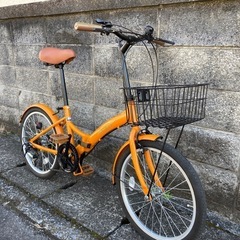 【20インチ折りたたみ】美品❗️6段変速　使用少ない❗️完全整備済み　若林自転車　膳所店　SALE中❗️　の画像