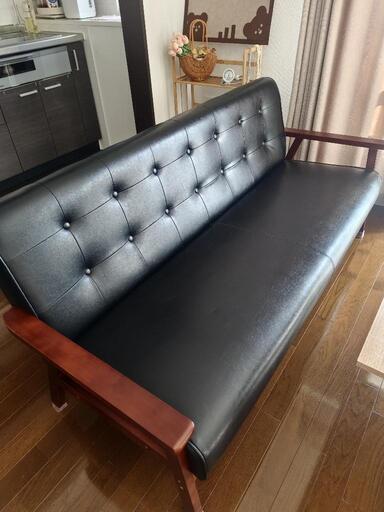 美品3人掛けソファ