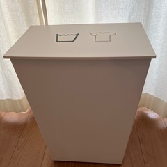 ランドリーバスケット　ゴミ箱としても使用可　