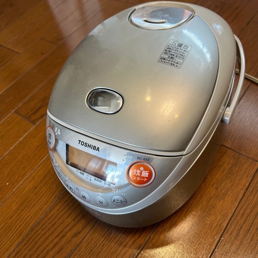 炊飯器 TOSHIBA RC-6XE(S)