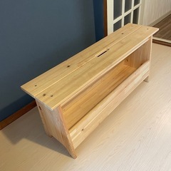 IKEA パイン材ベンチ　ペルヨハン　100cmの画像