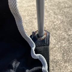 ワカサギ釣りの折り畳みイス　収納袋付きの画像