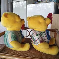 プーさんぬいぐるみ中古品２つまとめての画像