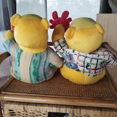 プーさんぬいぐるみ中古品２つまとめての画像