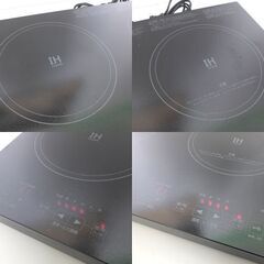 IHクッキングヒーター ２口 2019年製 1400W YIH-E14G2 IHコンロ 二口 ヤマダセレクト ☆ 札幌市 北区 屯田 の画像
