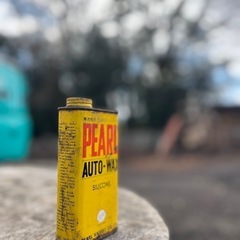 PEARL AUTO WAX 空缶　アンティーク　コレクションの画像