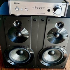 SONYスピーカー＆TEAC アンプ