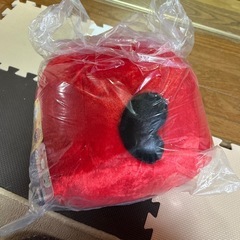 ひげまんじゅう　福だるま弐ウルトラBIG ぬいぐるみ　黒豆の画像