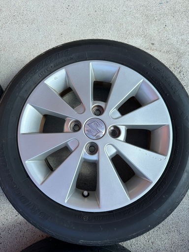 【売れました】中古タイヤ　純正ホイール　155/65R14 ワゴンR