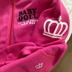 BABYDOLL 大人サイズL ジップパーカーの画像
