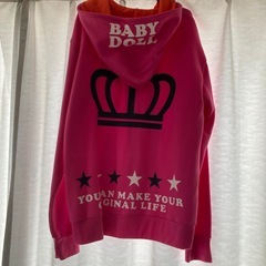BABYDOLL 大人サイズL ジップパーカーの画像