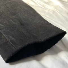 クリーニング済　H&M メンズ スリムフィット リネンジャケット ブラック サイズ48の画像