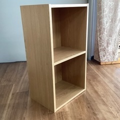 二段ボックス【町田市再生家具】0215Bの画像