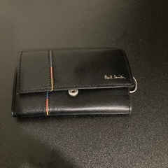 ポールスミス　キーケース　ブラック　レザー