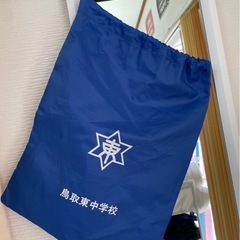 鳥取東中学校　靴袋　シューズバッグ　学用品