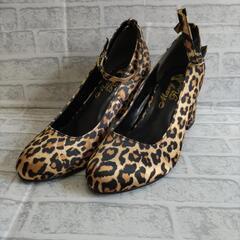 【未使用品】ハイヒール Sサイズ ヒョウ柄 