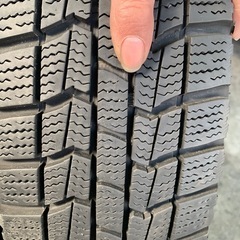 155/65R14スタッドレスタイヤアルミホイールセットの画像