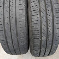 GOODYEAR DuraGrip 195/65R15 4本 2014年？ 　ホイール　トヨタ純正？　グットイヤー　デュラグリップ　 アルミホイール タイヤ　TOYOTA の画像