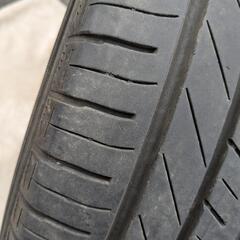 GOODYEAR DuraGrip 195/65R15 4本 2014年？ 　ホイール　トヨタ純正？　グットイヤー　デュラグリップ　 アルミホイール タイヤ　TOYOTA の画像